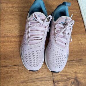 Nike Women's Light Pink and Teal Athletic Shoes